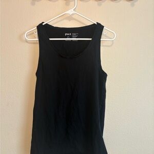 Pact Women’s Black Scoop Neck Tank